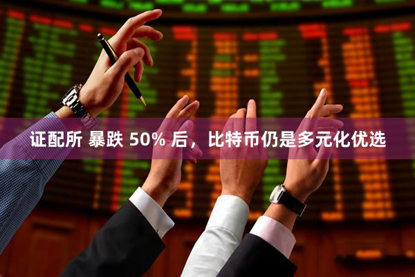 证配所 暴跌 50% 后，比特币仍是多元化优选